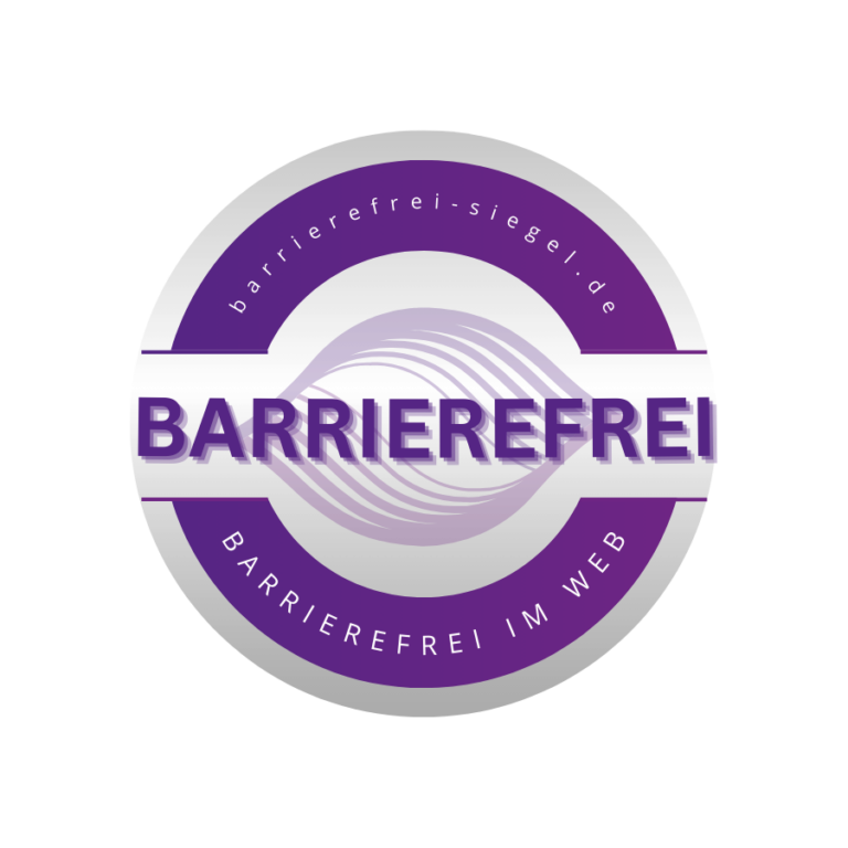 Barrierefrei-Siegel silber